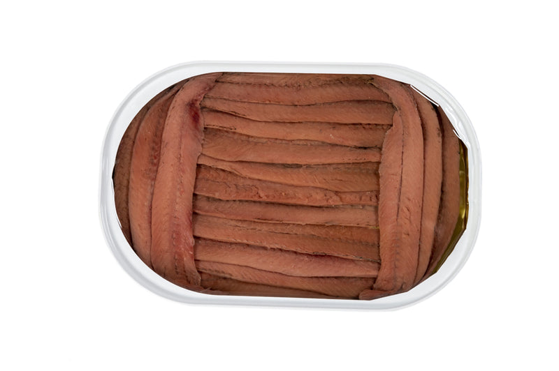 Anchois de la mer Cantabrique « à l'ancienne » dans l'huile d'olive  - 110g