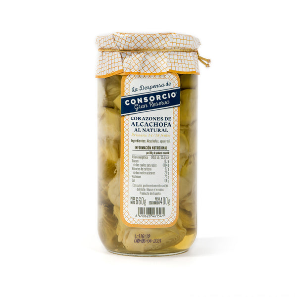 Cœurs d'artichauts nature 14/18 pièces - 990g
