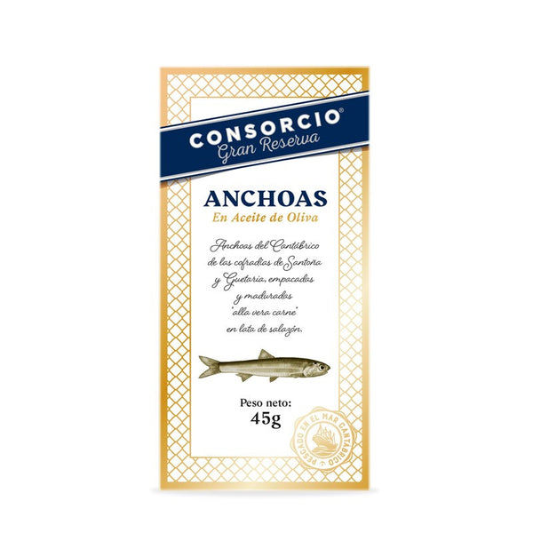 Anchois de Cantabrie à l'huile d'olive - 40g