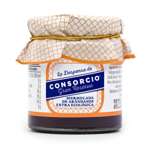 Confiture extra de myrtilles bio - 230g