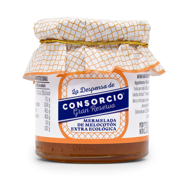 Confiture extra de pêches bio - 230g